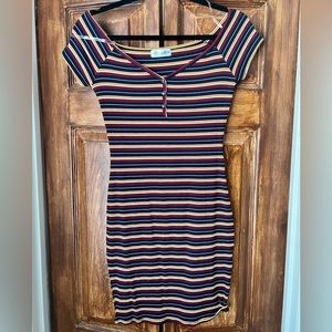 Striped Mini Dress